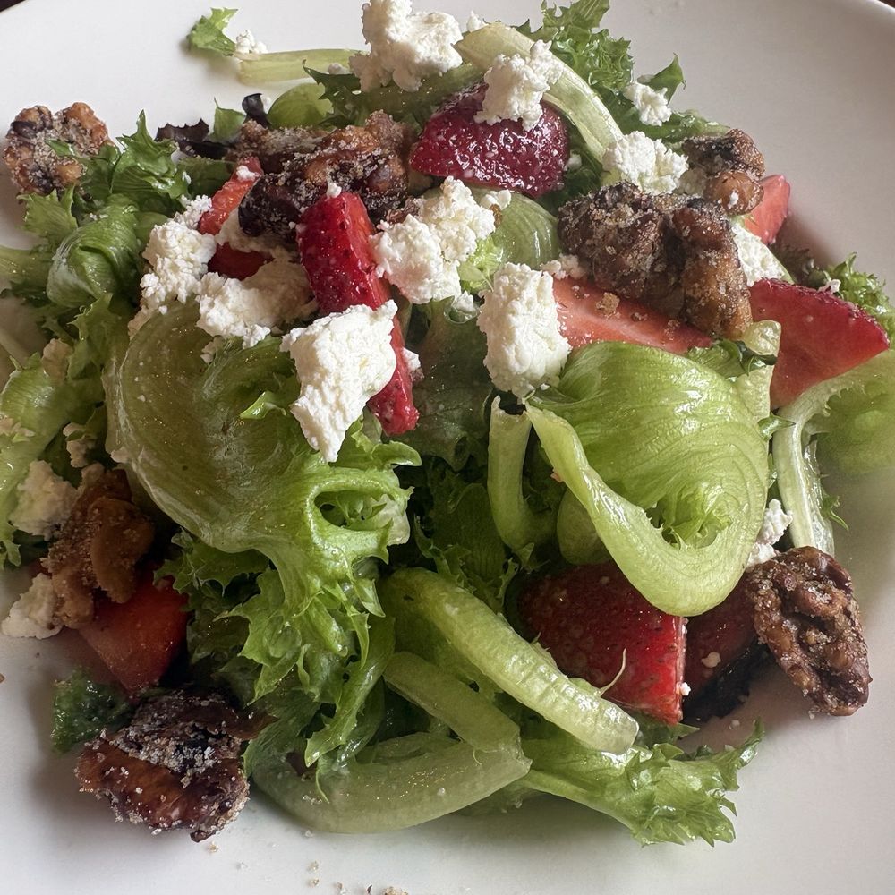 The Joyce - My strawberry goat cheese salad. - Pubs Near Me - South Kingstown, Rhode Island The Joyce - My strawberry goat cheese salad. - Pubs Near Me - South Kingstown, Rhode Island