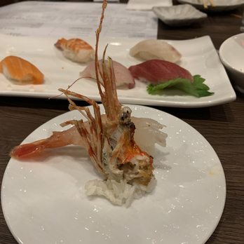 Gurume Sushi - My favorite fresh (live) shrimp.  They do a great job frying the "head" perfectly...crispy and tasty. - Japanese Near Me - Irvine, California