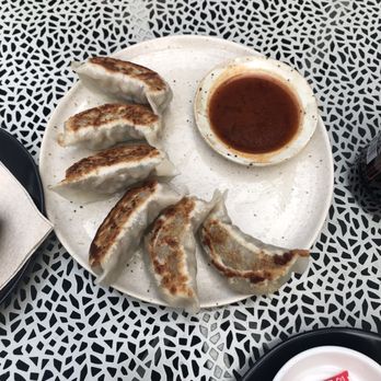 Raku - Pork gyoza - Japanese Near Me - New York, New York Raku - Pork gyoza - Japanese Near Me - New York, New York