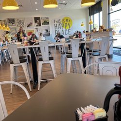 Eggs Up Grill - Plenty of space in the open and airy dining room.