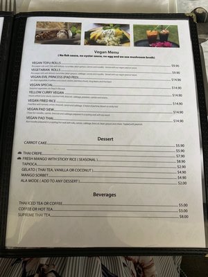 Menu photo 6 Maile's Thai Bistro Honolulu, HI