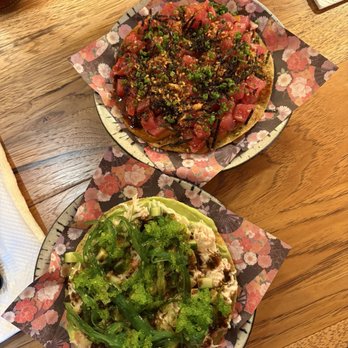 Ramen Del Barrio - Tuna and Crab Tostadas - Ramen Near Me - Austin, Texas Ramen Del Barrio - Tuna and Crab Tostadas - Ramen Near Me - Austin, Texas