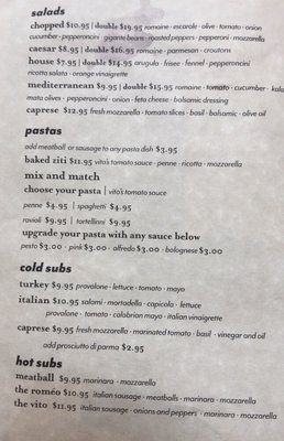Menu photo 3 Vito's Pizza Santa Monica, CA