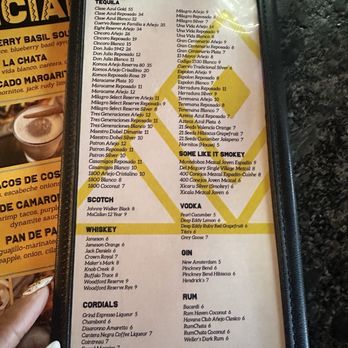 El Milagro Azteca - Tequila menu - Mexican Near Me - St. Louis, Missouri El Milagro Azteca - Tequila menu - Mexican Near Me - St. Louis, Missouri