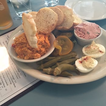 High Hat Cafe - Pimento cheese, pickled veggies, ham spread and deviled eggs. Yum! - Southern Near Me - New Orleans, Louisiana High Hat Cafe - Pimento cheese, pickled veggies, ham spread and deviled eggs. Yum! - Southern Near Me - New Orleans, Louisiana