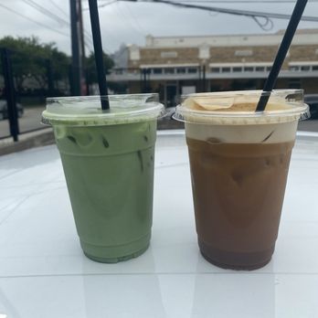 Un Caffe - Matcha Latte + Iced Vanilla Cloud - Coffee & Tea Near Me - Houston, Texas Un Caffe - Matcha Latte + Iced Vanilla Cloud - Coffee & Tea Near Me - Houston, Texas