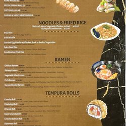 J Japanese Restautant - Menu 2