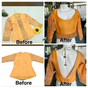 Stitch & Deliver - Turn an Indian vintage top to a beautiful top. - Sewing & Alterations Near Me Stitch & Deliver - Turn an Indian vintage top to a beautiful top. - Sewing & Alterations Near Me