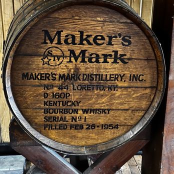 Maker's Mark Distillery - Barrel - Tours Near Me - Loretto, Kentucky Maker's Mark Distillery - Barrel - Tours Near Me - Loretto, Kentucky