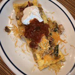 Chicken Fajita Omelette