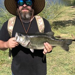 Lakewood Park - My son in law landed this nice 5.5 pound bass