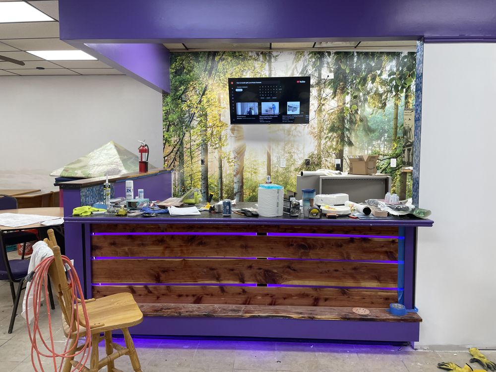 Slide of Kuzniks wood shop