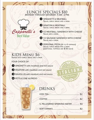 Menu photo 1 Capparelli Bros Fair Oaks Ranch, TX