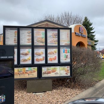 Taco Bell - a menu board in front of a restaurant - Fast Food Near Me - Elk River, Minnesota Taco Bell - a menu board in front of a restaurant - Fast Food Near Me - Elk River, Minnesota