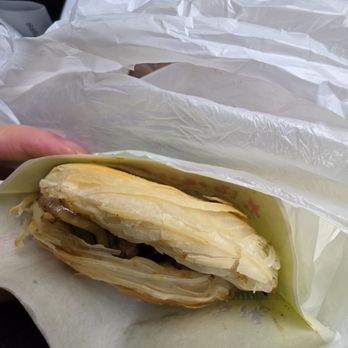 Old Luo Yang - Beef Black Pepper Beef Chinese Burger Burger - Chinese Near Me - Flushing, New York
