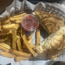 Turkey Reuben and fries Turkey Reuben and fries