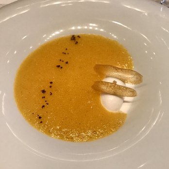 D.O.M. - Mango foam dessert - Brazilian Near Me - São Paulo, SP