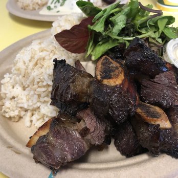 Guava Smoked - Kal Bi ribs plate. So guuuuddd - Barbeque Near Me - Honolulu, Hawaii