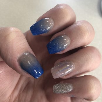 Vegas Nails - Ombre and holographic - Nail Salons Near Me - Saint Paul, Minnesota