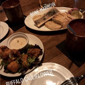 Starlite - BUFFALO FRIED CAULIFLOWER ROASTED BONE MARROW - Cocktail Bars Near Me - San Diego, California