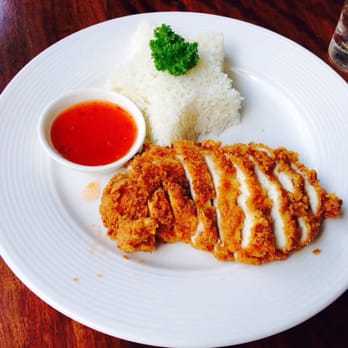 Sala Thai - Crispy skin chicken with rice and sweet chilli, $10 lunch special - Thai Near Me - Eumundi, QLD Sala Thai - Crispy skin chicken with rice and sweet chilli, $10 lunch special - Thai Near Me - Eumundi, QLD