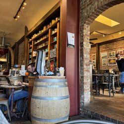 Los Gatos Coffee Roasting Company - Inside. Cool decor