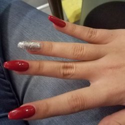 Lucky Nail - Pointy nails but I wanted square.