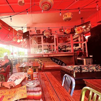 Taco Beach Shack - The outdoor dining was fun and cheerful - Bars Near Me - Hollywood, Florida