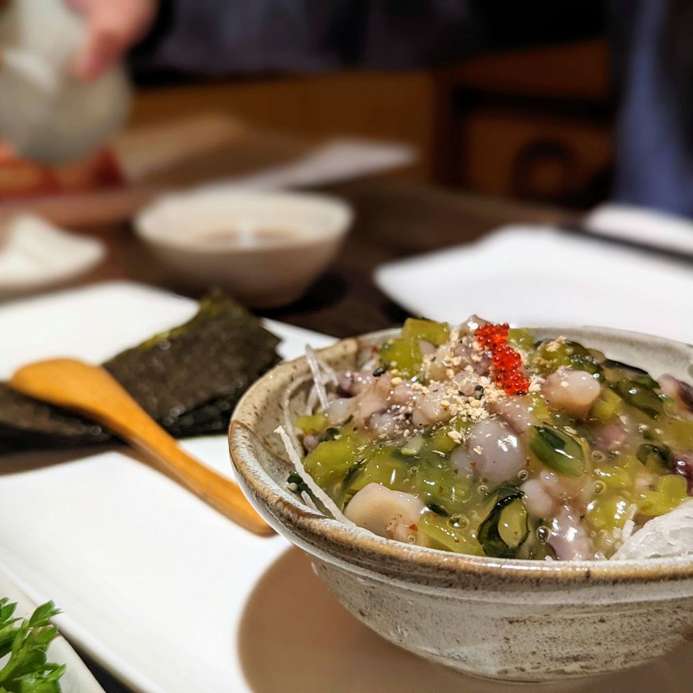 Gurume Sushi - a bowl of food on a table - Sushi Bars Near Me - Toronto, Ontario