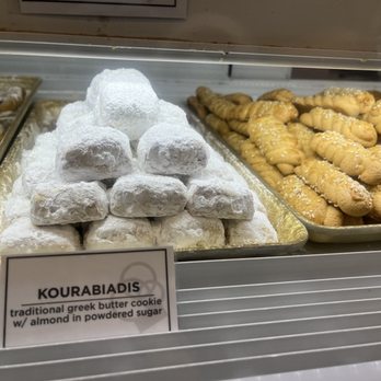 Classic Bakery & Cafe - KOURABIADIS traditional greek butter cookie w/ almond in powdered sugar - Bakeries Near Me - Gaithersburg, Maryland Classic Bakery & Cafe - KOURABIADIS traditional greek butter cookie w/ almond in powdered sugar - Bakeries Near Me - Gaithersburg, Maryland