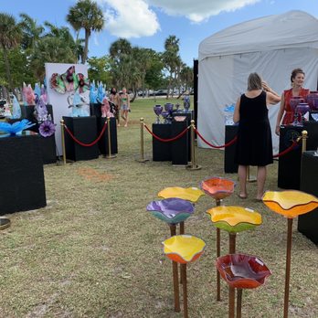 Regatta Park - Glass artist at the Hotworks art. - Parks Near Me - Miami, Florida Regatta Park - Glass artist at the Hotworks art. - Parks Near Me - Miami, Florida