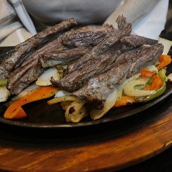 Crazy Pablos - The fajitas platter which is enough for 2.  (Note for next time.) - Mexican Near Me - Bridgeport, Texas