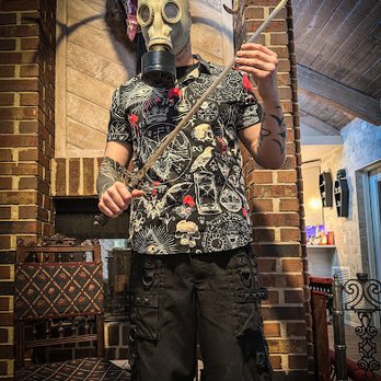 Prometheus Esoterica - Decked out in swag from the shop - Antiques Near Me - Winter Park, Florida Prometheus Esoterica - Decked out in swag from the shop - Antiques Near Me - Winter Park, Florida