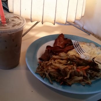 Lux Central - Iced mocha, 2 eggs, bacon and hash - Coffee & Tea Near Me - Phoenix, Arizona Lux Central - Iced mocha, 2 eggs, bacon and hash - Coffee & Tea Near Me - Phoenix, Arizona
