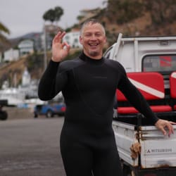 Dive Catalina - A happy diver after the underwater tour!