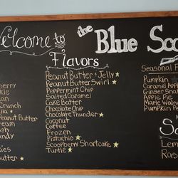 The Blue Scoop - Available flavors as of 09/05/2024