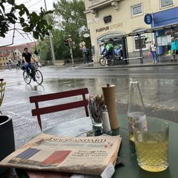 Kunsthauscafé - Vor dem Café