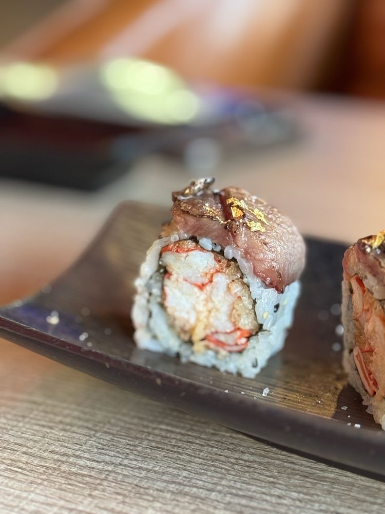 Food from Chef 21 Sushi Burger and Korean BBQ