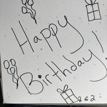 Indulge Artisan Cheesecake - Cute note when we bought a cheesecake for a birthday party - Bakeries Near Me - Medford, Oregon Indulge Artisan Cheesecake - Cute note when we bought a cheesecake for a birthday party - Bakeries Near Me - Medford, Oregon