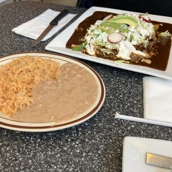 Isabel's Bakery - Beans and rice and chicken Mole enchiladas - Bakeries Near Me - Milford, Connecticut Isabel's Bakery - Beans and rice and chicken Mole enchiladas - Bakeries Near Me - Milford, Connecticut