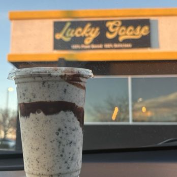 Lucky Goose Uptown - Cookies and cream oat milk shake - Burgers Near Me - Albuquerque, New Mexico