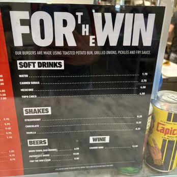 For The Win - Menu - Burgers Near Me - Los Angeles, California For The Win - Menu - Burgers Near Me - Los Angeles, California