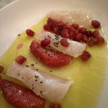 Neptune Oyster - Fluke sashimi - Seafood Near Me - Boston, Massachusetts