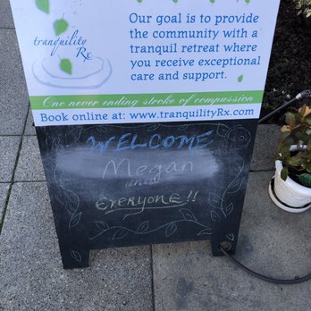 tranquilityRx - A sweet shout out on the sign out front! - Massage Therapy Near Me - Oakland, California