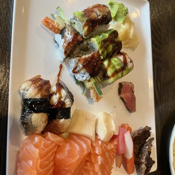 Mr Sushi - 2. Salmon 1. Tuna 3. Eel 19. Salmon Skin 7. White Tuna 19. Shrimp Cucumber Roll - Sushi Bars Near Me - Cherry Hill, New Jersey
