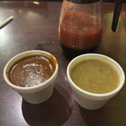 House made Sauces (amazing)