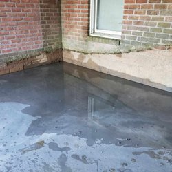 Cole Concrete - Job failed our final building inspection. Floor slopes back toward the dwelling.