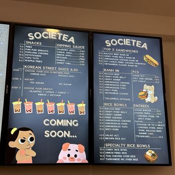 Societea Teahouse & Eatery - Menu - Bubble Tea Near Me - San Bruno, California Societea Teahouse & Eatery - Menu - Bubble Tea Near Me - San Bruno, California