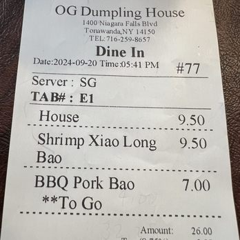 OG Dumpling House - Chinese Near Me - Tonawanda, New York