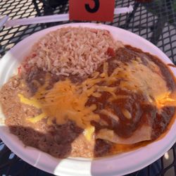 Taco Shop - Enchilada plate